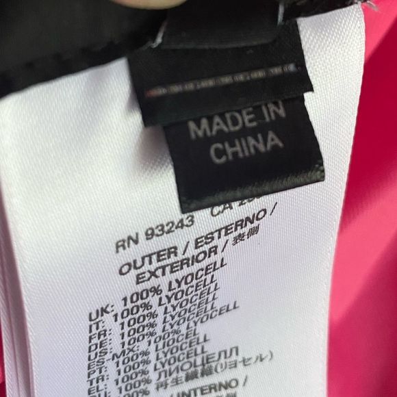 Diesel De Bruce Womens Bomber Jacket Reversible Coat Pink - Picture 9 of 15